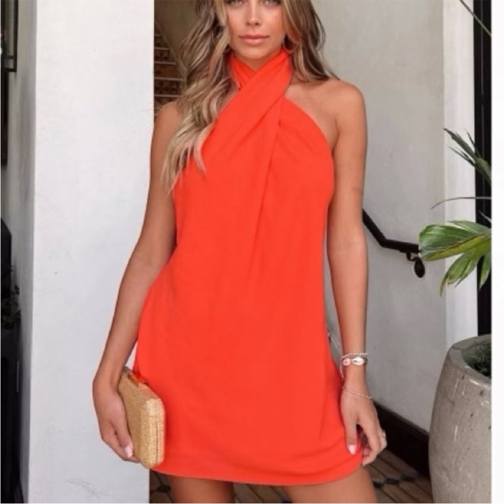 Show Me Your Mumu Jasmine Halter Mini Dress NWT